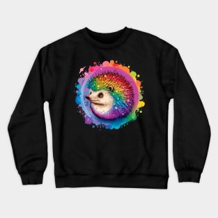 cute hedgehog Crewneck Sweatshirt